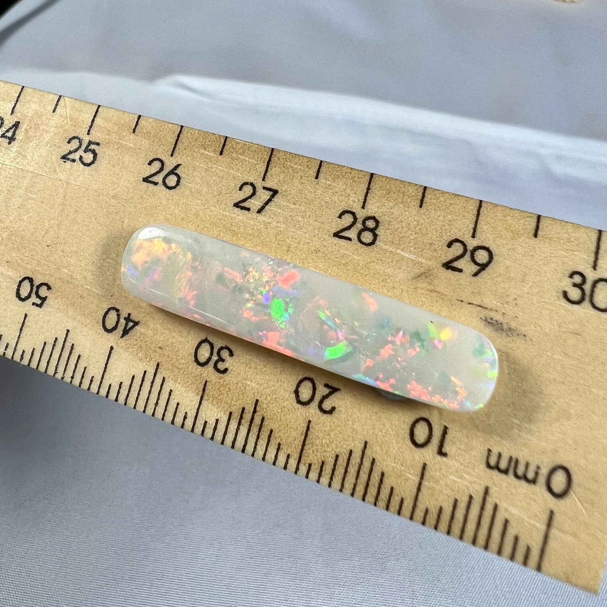 Awesome Grawin semi crystal pendant opal, showing all colours.