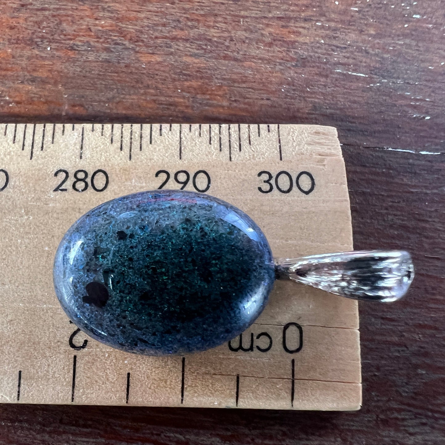 Andamooka Matrix opal pendant with lovely colours. Ready to wear.