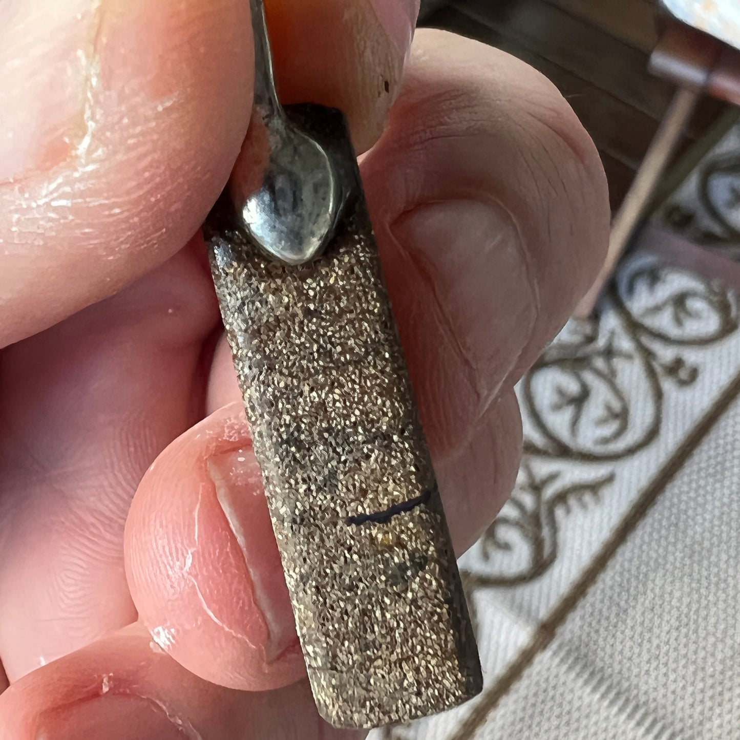 Nice blue Boulder opal and silver pendant. Awesome colour and polish. Ready to wear.