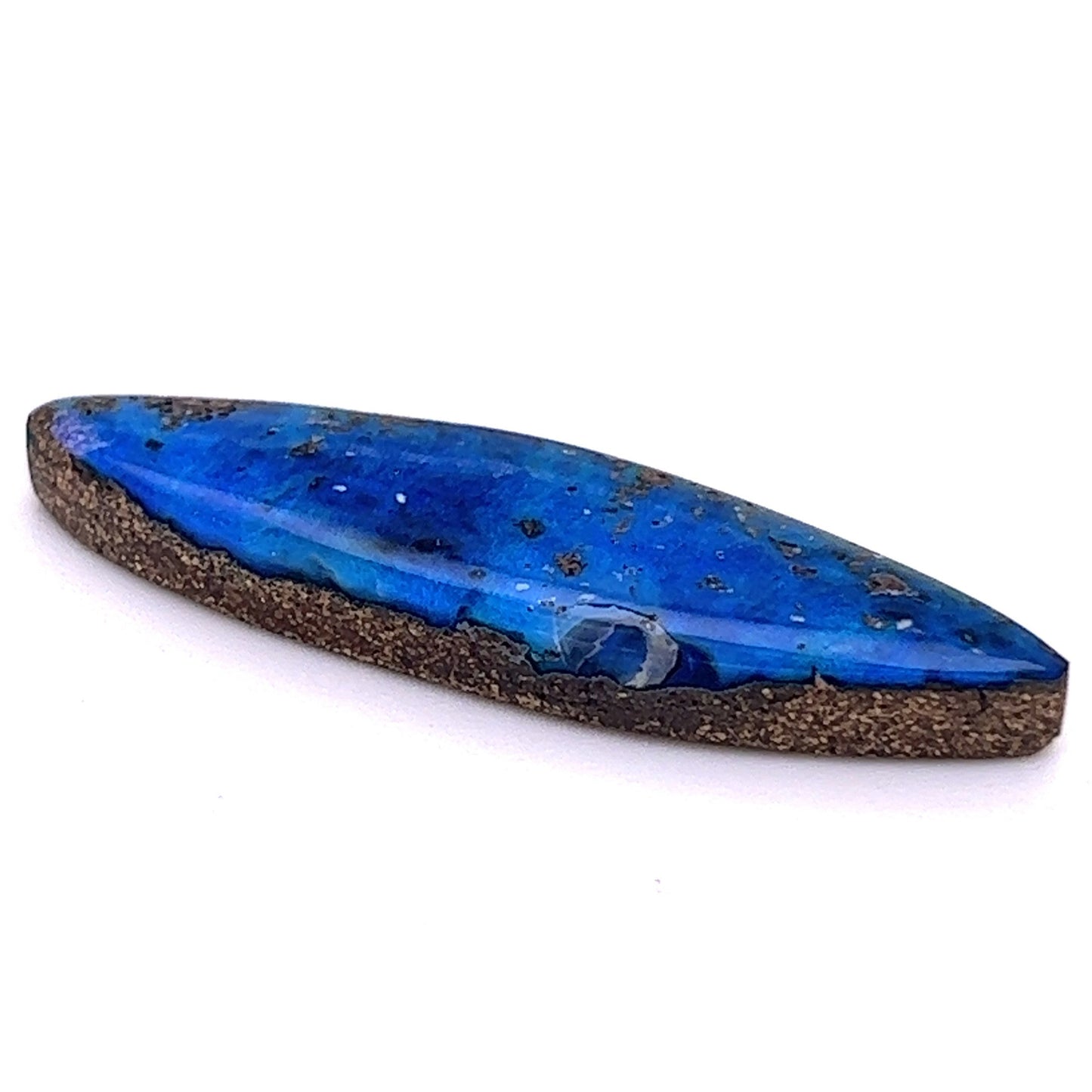 Beautiful blue boulder opal from Winton.