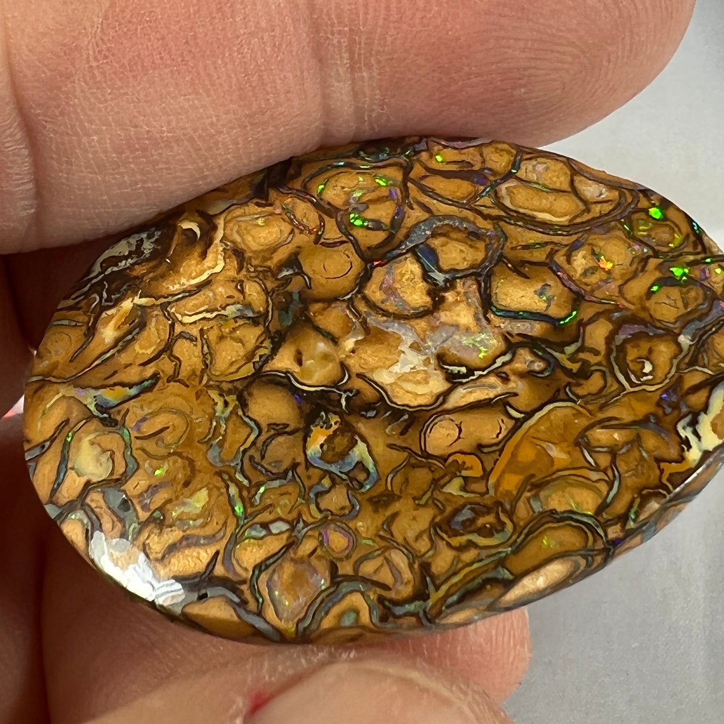 Large Yowah Matrix opal with a great pattern and colour.