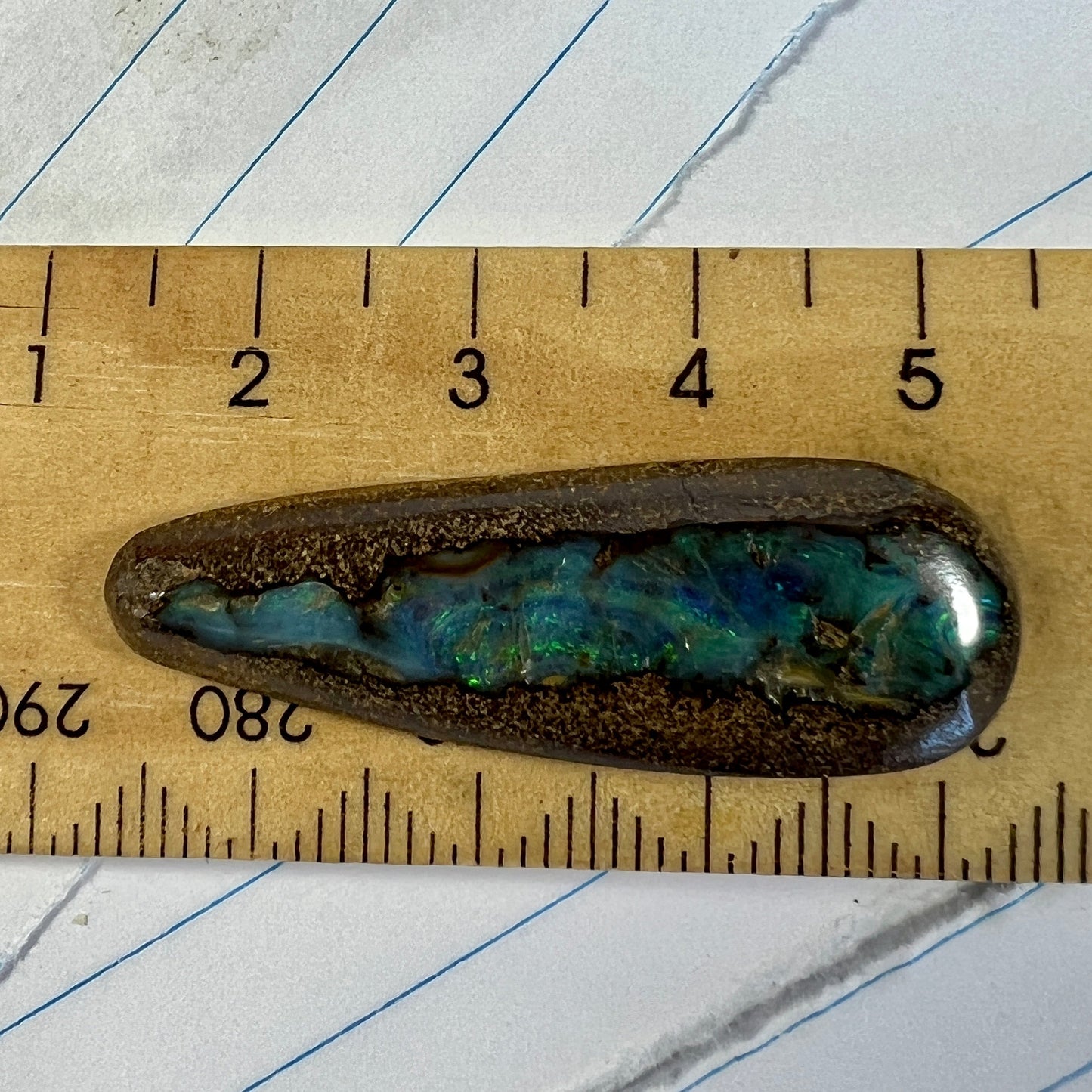 Boulder opal from Opalton. Another great pendant piece. Ready to go