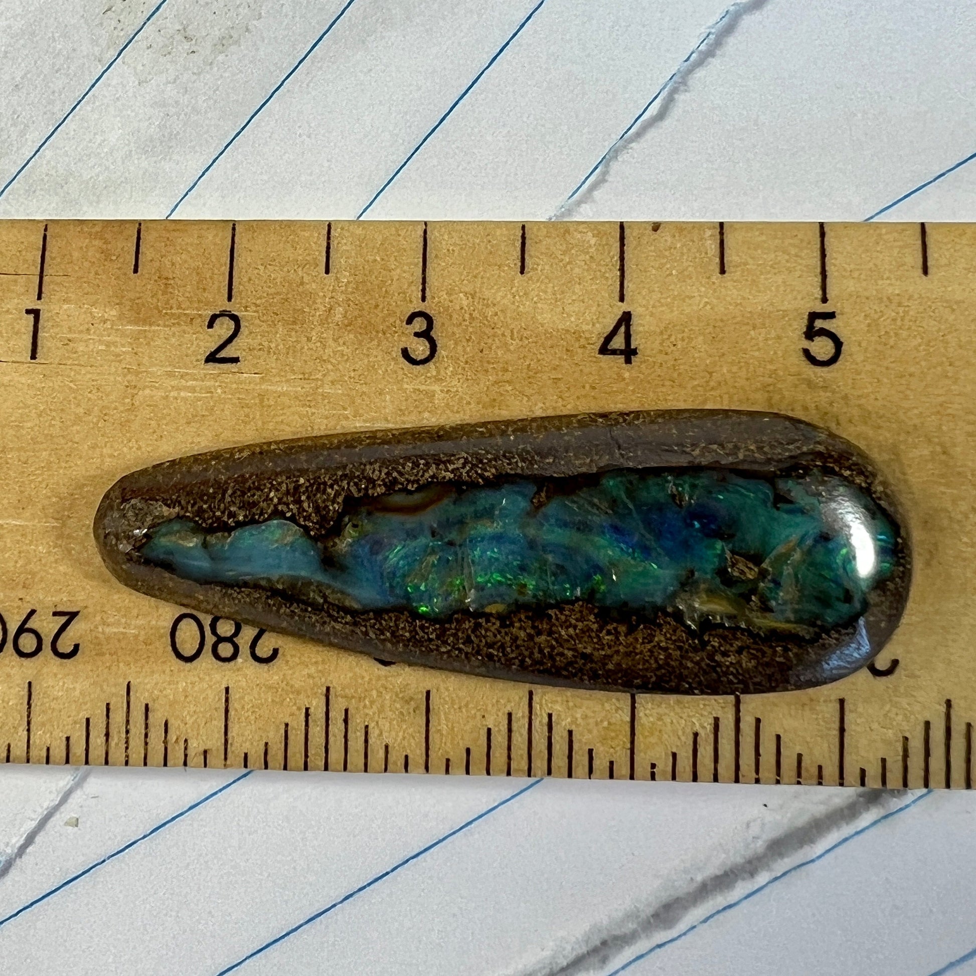 Boulder opal from Opalton. Another great pendant piece. Ready to go