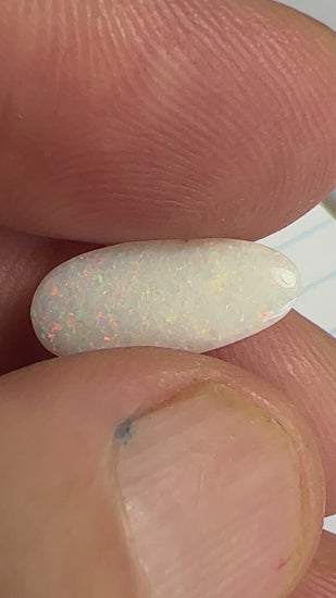 Coober Pedy pin fire opal. A nice shape and a beautiful finish.